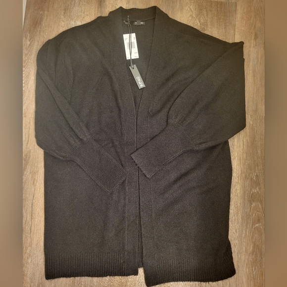 David Bitton Buffalo Celia Black Open Oversized Cardigan - Picture 6 of 11